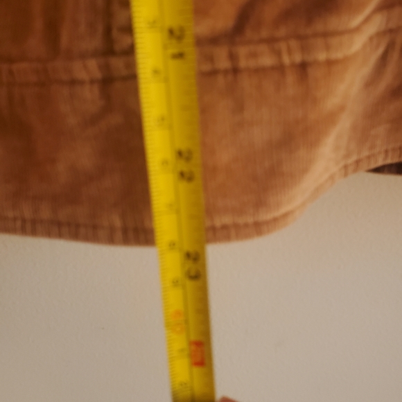 Tan corduroy jacket with jeweled buttons - Picture 7 of 8